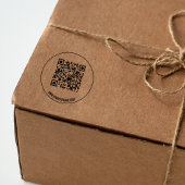 Moderne QR-code Rubberstempel