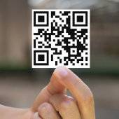 Moderne QR Code Scan Me Business URL Social Media Sticker