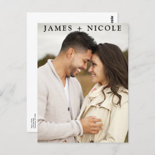 Moderne QR Code Scannable Wedding R.S.V.P. Reactie Briefkaart