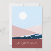 Moderne QR Code Services Notitie Juni Cadeaubon (Voorkant)