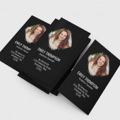 Moderne QR Code Social Media Photo Professional Visitekaartje