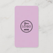 Moderne QR Code Social Media Verbind met ons Visitekaartje (Achterkant)