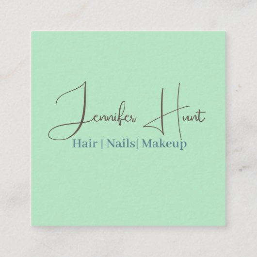 Moderne QR-code social media Visitekaartje (Achterkant)