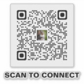 Moderne QR Code Sticker – eenvoudig en professione (Voorkant)