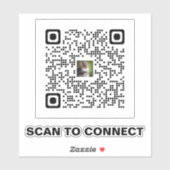Moderne QR Code Sticker – eenvoudig en professione (Vel)