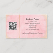 Moderne QR-code-visitekaart met logo - op maat Visitekaartje (Achterkant)