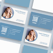 Moderne QR-code voor fotobedrijf Visitekaartje