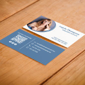 Moderne QR-code voor fotobedrijf Visitekaartje