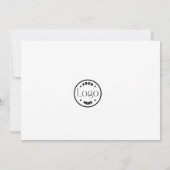 Moderne QR-code voor kleine bedrijven | Logo Dank Bedankkaart (Achterkant)