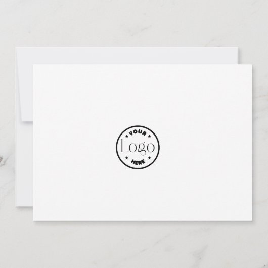 Moderne QR-code voor kleine bedrijven | Logo Dank  Bedankkaart (Achterkant)