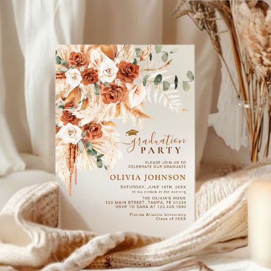 Moderne QR-code voor minimaal Afstuderen Kaart