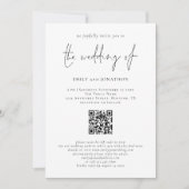 Moderne QR-code voor script om het even welk kleur Kaart (Voorkant)