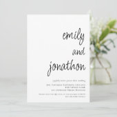 Moderne QR-code voor scriptnamen Kaart (Staand voorkant)