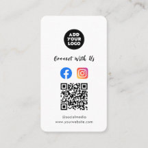 Moderne QR-code voor sociale media | Instagram Fac
