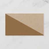 Moderne QR-code voor vaartuigen, bruin Visitekaartje (Achterkant)