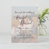 Moderne QR Code Weddenschap met foto's Kaart (Staand voorkant)