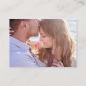 Moderne QR Code Weddenschap Mini RSVP-kaart Notitiekaartje (Achterkant)