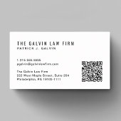 Moderne QR-code werknemer van het bedrijf Visitekaartje