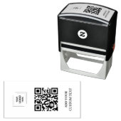 Moderne QR-code zakelijk logo merkdesign Zelfinktende Stempel (In situ)