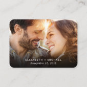 Moderne QR-fotocode crème bruiloft RSVP Informatiekaartje (Achterkant)