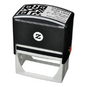 Moderne QR of LOGO Zakelijke Maatwerk Zelfinktende Stempel (Product)
