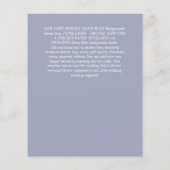 Moderne QR Scanning Code Wedding Save Date Invitae Flyer (Achterkant)