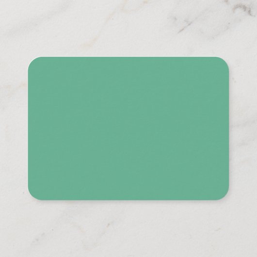 Moderne QR Wedding RSVP Mint Green en White Informatiekaartje (Achterkant)
