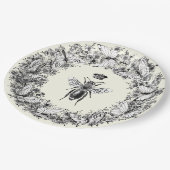 Moderne  Queen Bee Crown Butterfly krans Papieren Bordje (Gekanteld)