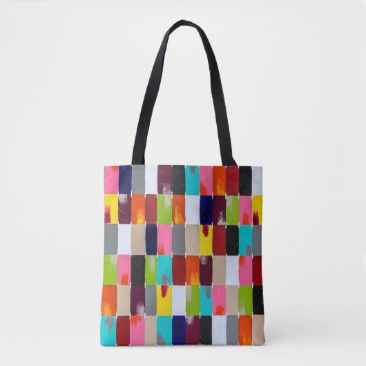 Moderne Quilt Canvas tas (Voorkant)