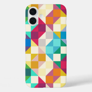 Moderne quilt dopamine iPhone 16 plus hoesje