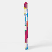 Moderne quilt dopamine iPhone hoesje (Linkerkant)