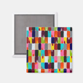 Moderne quiltmagneet magneet (Voorkant / Achterkant)