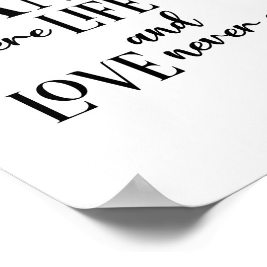 Moderne quotatypotypografie van het gezin poster (Hoek)