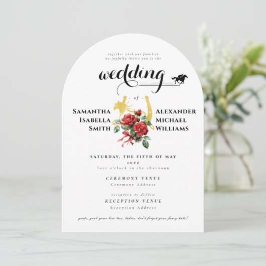 Moderne Race Paard Derby 1 Foto Paardensport Huwel Kaart (Staand voorkant)