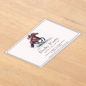 Moderne Race Paard Derby Party Acryl Uitnodigingen (Laagn)