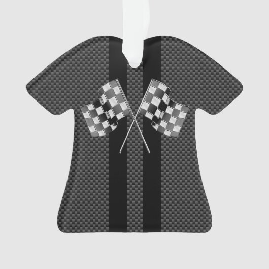 Moderne raceblokken in koolstofvezelstijl ornament (voorkant)