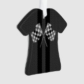 Moderne raceblokken in koolstofvezelstijl ornament (voorkant)