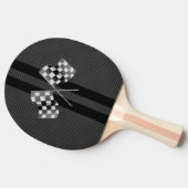 Moderne raceblokken in koolstofvezelstijl tafeltennisbatje (Zijkant)