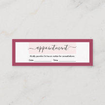 Moderne Racy Red Elegant Calligraphy Appointing