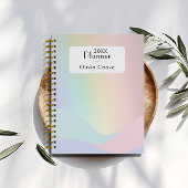 Moderne Rainbow digitale planner met aangepaste na