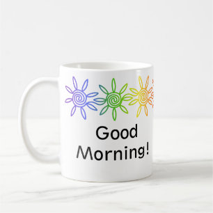 Moderne Rainbow Sunshine gepersonaliseerde mok