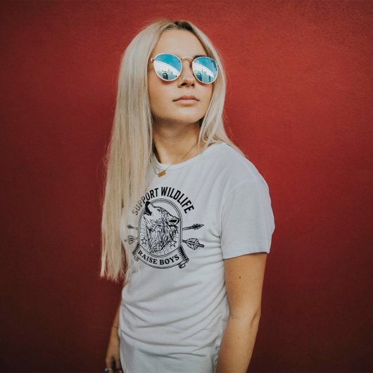 Moderne Raise Boys Mama Rustiek Grappig T-shirt