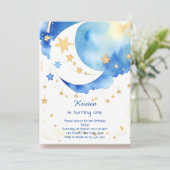 Moderne Raket Ruimte Verjaardag Kaart (Staand voorkant)