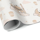 Moderne Ramadan Eid Mubarak Eid & Ramadan Cadeaupapier (Rol Hoek)