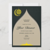 Moderne Ramadan Kareem Iftar Eid Dinner Party Kaart (Voorkant)