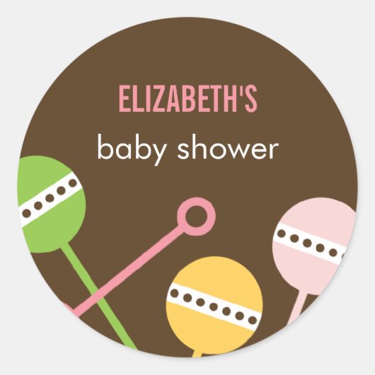 Moderne rammelaars zijn voor Stickers (Voorkant)