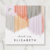 Moderne rand bedankjes labels (Voorkant)