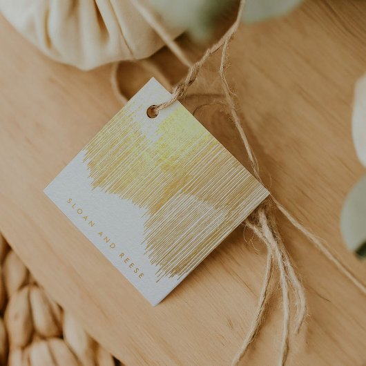 Moderne rand bedankjes labels