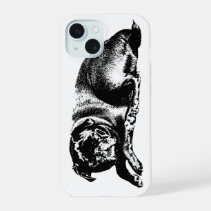 Moderne Rand, Schattige Bescherming iPhone 15 Case