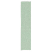 Moderne Random Confetti Flecks, Sage Green Korte Tafelloper (Voorkant)